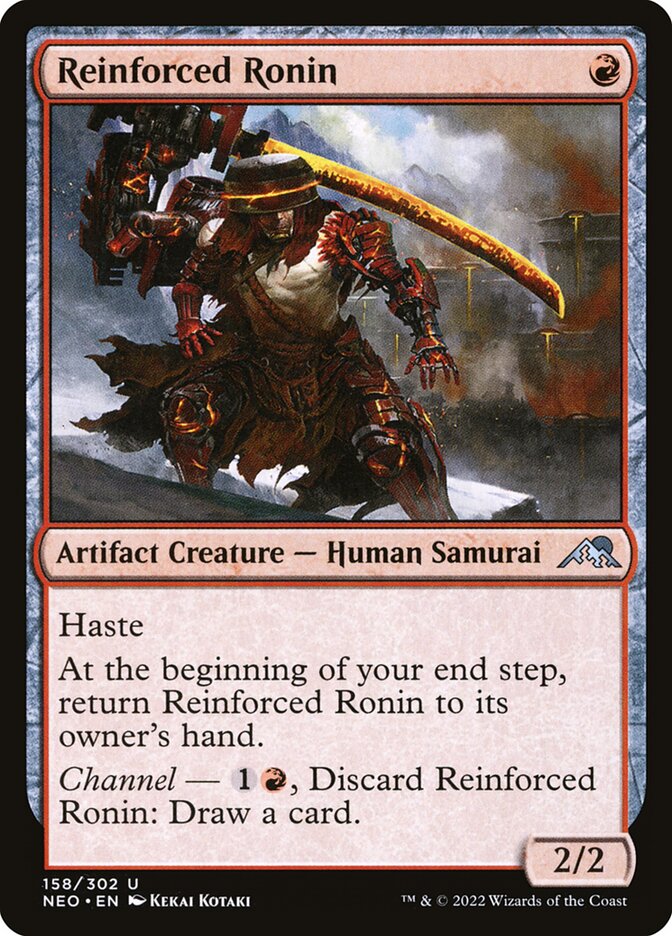 Reinforced Ronin - Magic the Gathering card